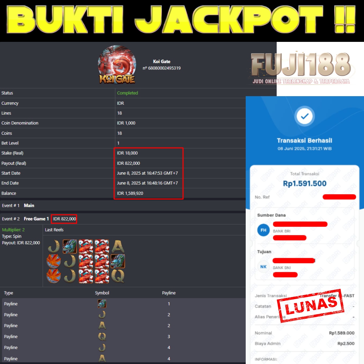 Bukti Kemenangan Koigate – Habanero
