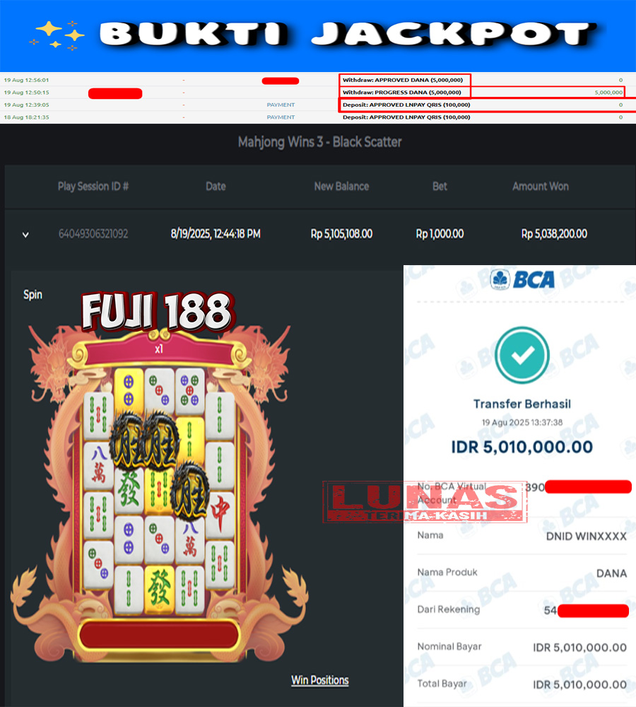 Bukti Kemenangan Black Scatter