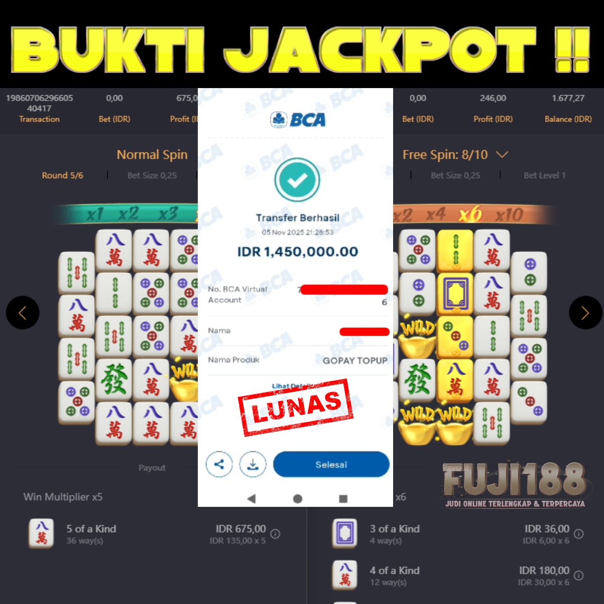 Bukti Kemenangan MAHJONG WAYS 2