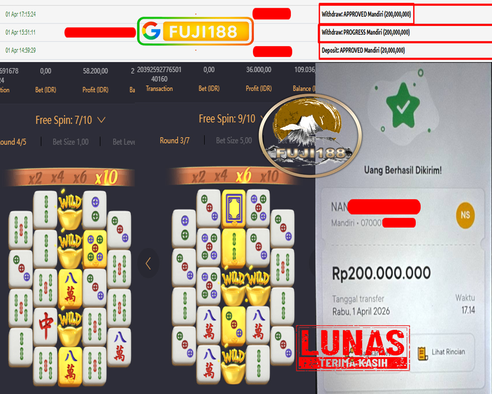 Bukti Kemenangan mahjong ways 2