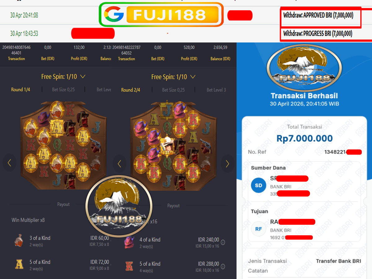 Bukti Kemenangan wild bounty